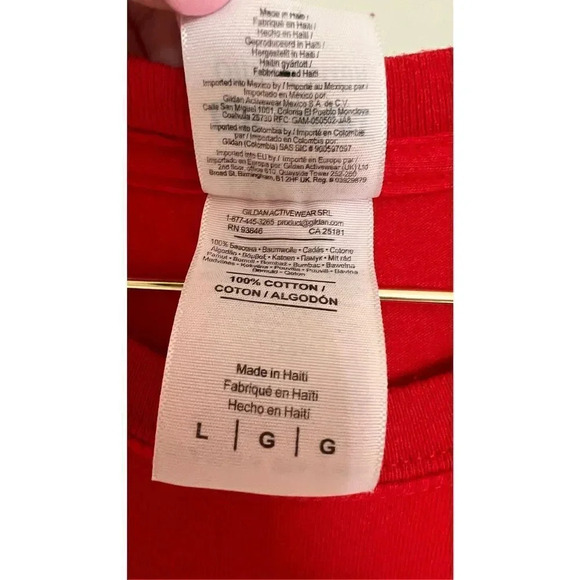 Gildan Men’s Large Milwaukee Power Tools Red Short Sleeve T-Shirt - Picture 5 of 8